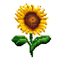 sunflower, pixel art, rpg game, rpg maker