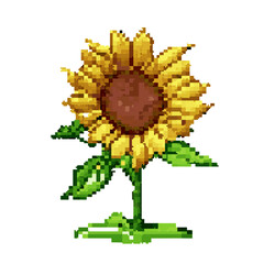 sunflower, pixel art, rpg game, rpg maker