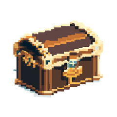 treasure chest, pixel art, rpg game, rpg maker