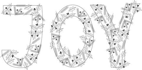 Lettering. Christmas wishes. New Year. High quality vector illustration.