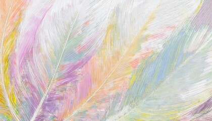 Abstract Feather Background Art Illustration