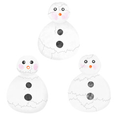 Festive Christmas decorations illustrations
