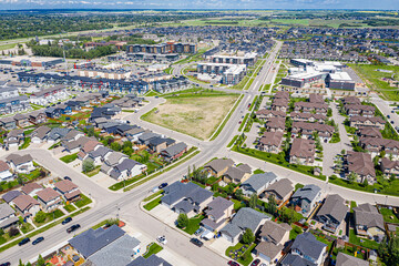 Aerial view of Stonebridge, Saskatoon