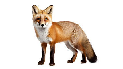 Obraz premium Fox on transparent background