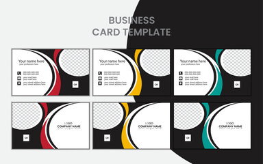 simple business card design template.