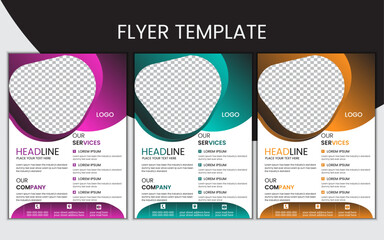 simple flyer design template.