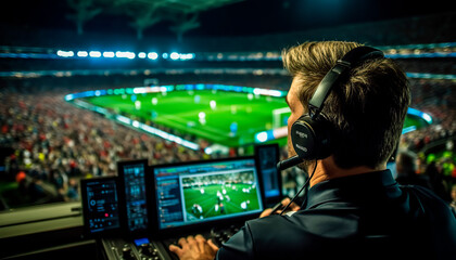Football commentator of the final football match of the World Cup.	
