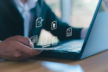 Business people to assess, to obtain online assessment assessment questionnaire assessment...