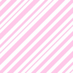 Pink stripes diagonal background, diagonal lines pattern. Vector Illustration for backgrounds and packaging. Image can be used for greeting cards, posters and textile. Isolated on white background.