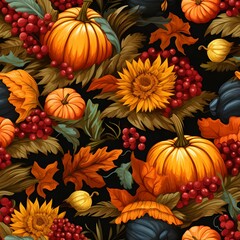 Thanksgiving seamless pattern, seamless pattern, Thanksgiving