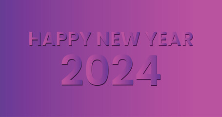happy new year 2024 banner