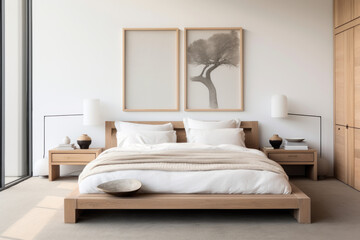 Serene Sleep Haven with Minimalist Bedroom Design