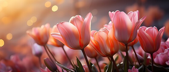 background tulip flower, blur background