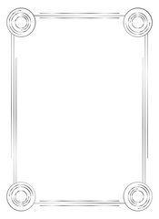 Silver metal frame isolated on white. Vector frame for text, certificate, pictures, diploma
Technologies, innovations, modernity, microcircuit