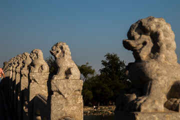 Summer Palace in Beijing.  Imperial garden in the Qing dynasty. Chinese ancient buildings. Jin...