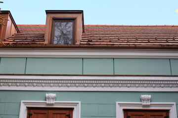 Beautiful elements of historical architecture and views of Szentendre, Hungary
