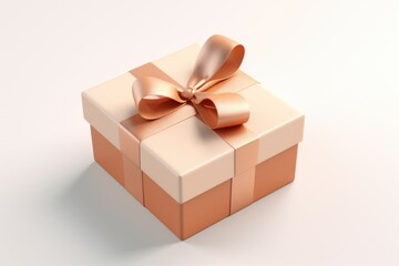 Obraz premium A gift box with a bow on top of it.
