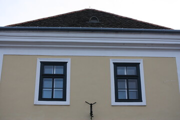 Beautiful elements of historical architecture and views of Szentendre, Hungary