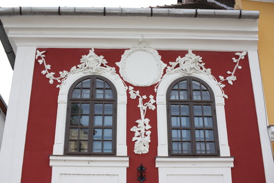 Beautiful elements of historical architecture and views of Szentendre, Hungary