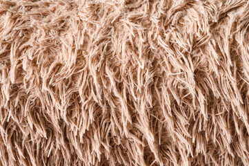 Background with long fibers of a blanket