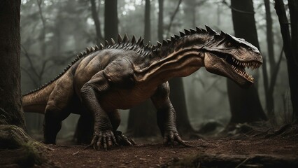 tyrannosaurus rex dinosaur _He was a vicious dinosaur, and he knew it. He had everything he wanted_ a mouth full of teeth 