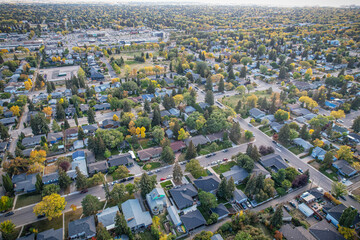 Aerial of the Varsity View Neighborhood in Saskatoon