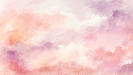 abstract watercolor background with clouds