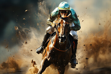 Polo player at stadium