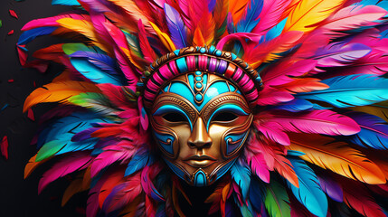 carnival mask city HD 8K wallpaper Stock Photographic Image 
