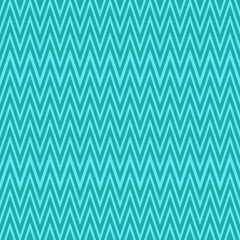 Seamless vector zigzag pattern in turquoise color