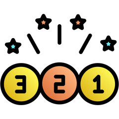 countdown vector design icon .svg