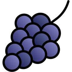 grapes vector design icon .svg