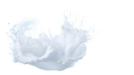 splash foam, isolated transparent, AI Generated