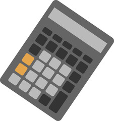 Back to school with school items and elements.calculator