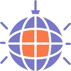 disco ball vector design icon .svg
