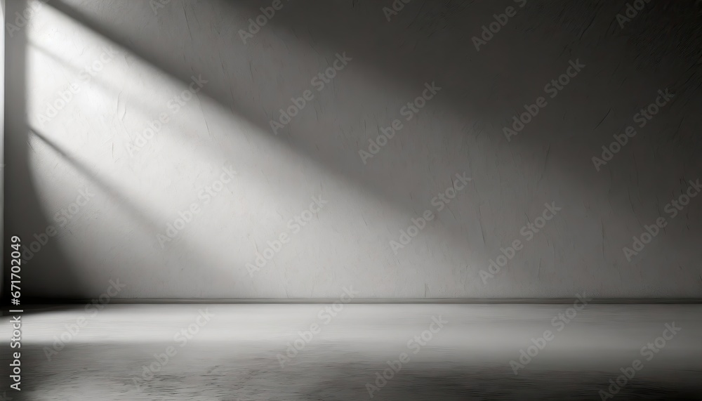 Wall mural white clean empty architecture interior space room studio background wall display products minimalis