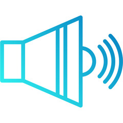speaker vector design icon .svg