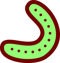 Dal Hijaiyyah Arabic Letter 