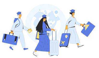 International exchange student. Graduate immigration route.
