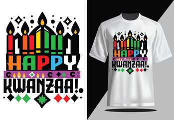 Happy Kwanzaa t-shirt design