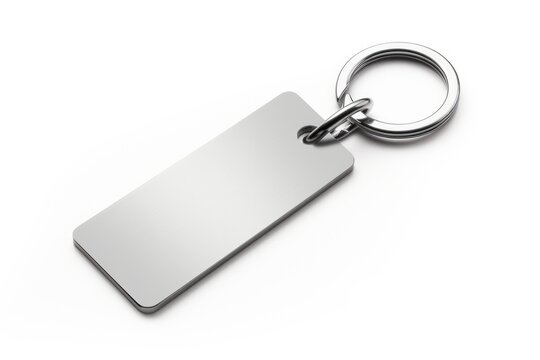 Key chain for mockup design mock up. AI Generated