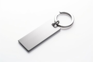Key chain for mockup design mock up. AI Generated