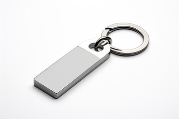 Key chain for mockup design mock up. AI Generated