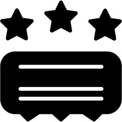 Obraz premium Testimonial vector design icon . svg