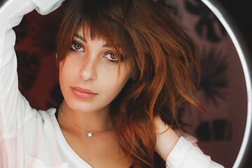 ritratto ragazza dolcezza bella giovane