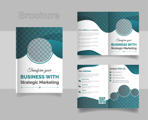 Creative and modern business brochure design. corporate brochure template design. 