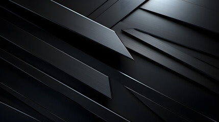 Obraz premium A Sleek Modern Black Background