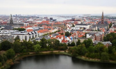 Fototapeta na wymiar Ville de Copenhague - Danemark