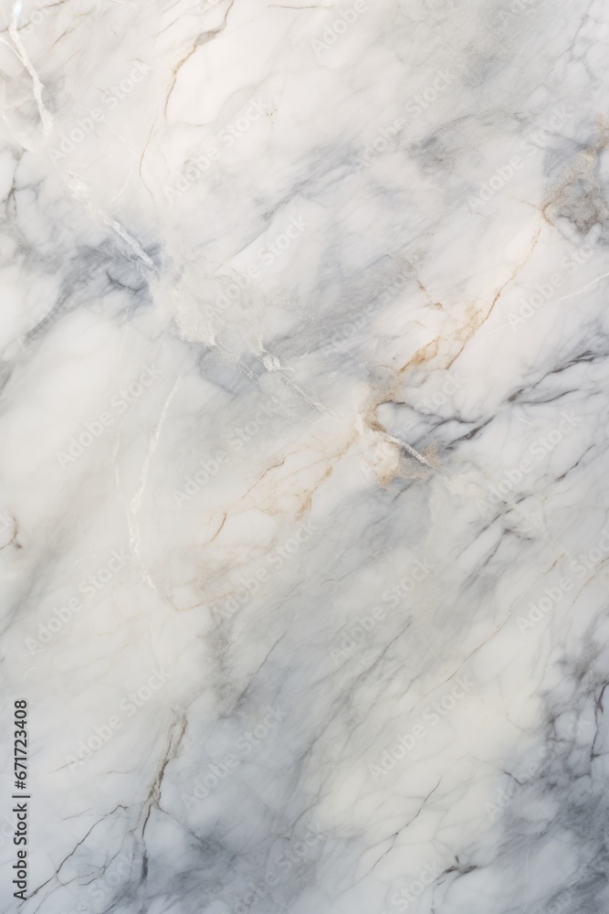Poster A close up view of a smooth and polished marble surface. This image can be used to showcase the elegance and beauty of marble in interior design or architectural projects