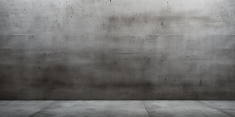 A simple, minimalistic room with a concrete wall and floor. This versatile image can be used for various purposes